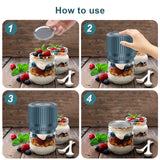M12 Auto Stop Electric Mason Jar Vacuum Sealer - 2026 Upgrade Smart Jar Vacuum Sealer for Mason Jars with Wide and Regular 2500mAh Battery Portable Mason Jar Sealer Machine Kit