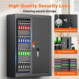 250 Position Wall Mounted Key Lock Box, Key Cabinet with Drop Slot