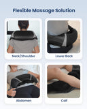 COMFIER Cordless Neck Massager, Shiatsu Shoulder Massager with Heat, 3D Kneading Back Massager Pillow, Mother Day Gift, Black