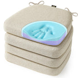 SUNROX Cooling Gel Memory Foam Chair Cushions, 2.6" Thick U-Shaped Dual
