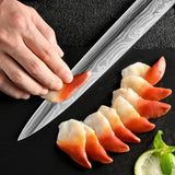 Sunnecko 10.5 inch Sashimi Knife,High Carbon Stainless Steel Japanese Sushi Knives,Yanagiba Knife with Knife Sheath and Gift Box
