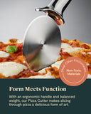 Caraway Pizza Cutter Wheel - Non Toxic Stainless Steel - Essential Kitchen Tool - Ergonomic Handle