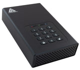 Apricorn 12TB Aegis Padlock DT 256-Bit Encrypted USB 3.0 Hard Drive (ADT-3PL256-12TB)