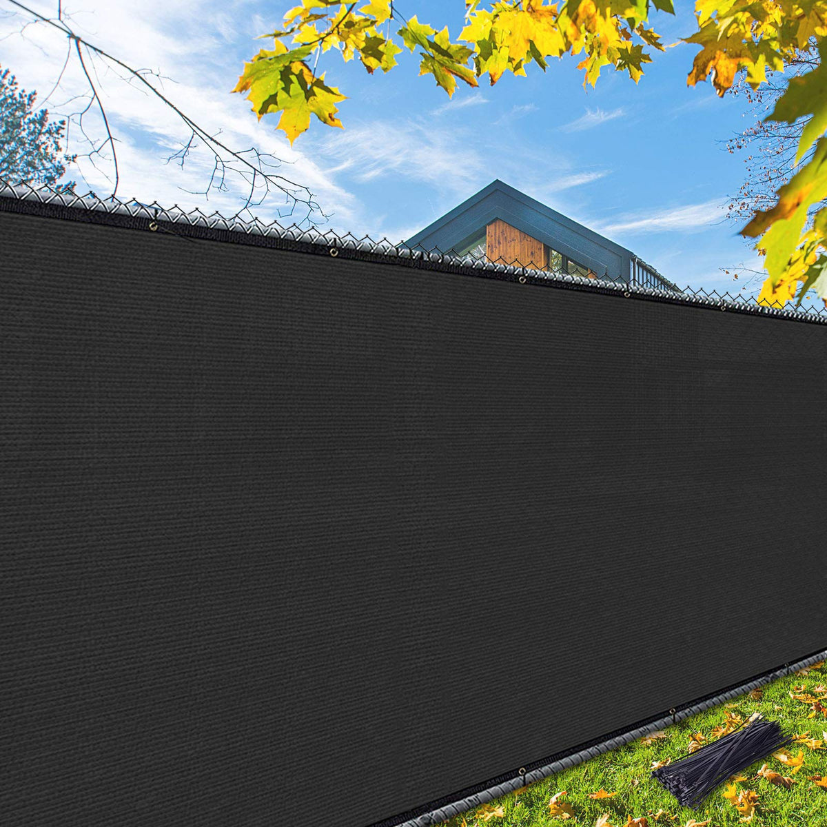 Privacy Screen Fence, Outdoor Fencing Panels, Garden Windscreen Mesh S ...