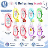 Sacubee 48 Packs Emergency Nurses Day Gift Bulk 1oz Mini Hand Sanitizer Gel