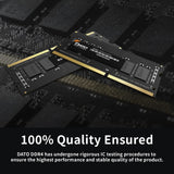 DDR4 3200MHz PC4-25600 CL22 SODIMM 1.2V 260-Pin Non-ECC SODIMM Laptop Notebook Memory Module