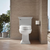KOHLER 25875-0 Hyten 3" Height, Elevated Soft Close Elongated Toilet Seat, Contoured Seat with Grip-Tight Bumpers, Quick-Attach Hardware, No Slam Toilet Seat, White