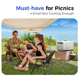 BAYKUL 5000BTU Portable Camping Tent Air Conditioner,400W Energy Use,Great for Camp,Picnics,Semi Truck,RVs,Quiet Outdoor AC,Ideal for Small Room Indoor Use and Pet Air Conditioning