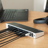StarTech.com Triple Monitor USB 3.0 Docking Station, 2x 4K DisplayPort & HDMI, USB Type A Universal Laptop