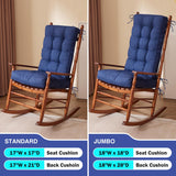 IPYNBAP Rocking Chair Cushion, Waterproof and Fade-Resistant Patio Chair Cushions,