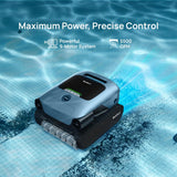 (2026 Upgrade) Beatbot A100 Pro Pool Robot Vacuum, 5-in-1 Cleaning with Smart Surface Parking, Clarifies & Skims Water, Ideal for Inground Pools up to 3,299 Sq.ft - Aquasense pro - Cobalt Blue