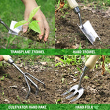Complete Gardening Tool Set Kit w/Organizer