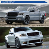 oEdRo LED DRL Headlight Assembly Replacement for 2004-2008 Ford F150 F-150 Headlamps w/Sequential Turn Signal Clear Lens Black Housing Pair Set
