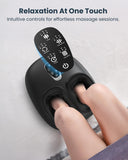 COMFIER Heated Foot Massager for Neuropathy Pain Plantar Fasciitis Electric Feet Massager with Heat Compression Vibration Shiatsu Deep Tissue Relief Foot Heater Massager Large Size 14 for Men Gifts