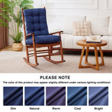 IPYNBAP Rocking Chair Cushion, Waterproof and Fade-Resistant Patio Chair Cushions,