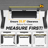 BONTEC Under Desk Keyboard Tray, Pull-Out Keyboard & Mouse Platform