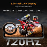 Blackview Fort 5 Rugged Phone Unlocked, Android 16 Outdoor Smartphone, 36GB RAM 256GB ROM, 108MP Night Vision Camera, 6.78" FHD+ 120Hz Display, 5000mAh Battery 10.7mm Slim Waterproof Cell Phones