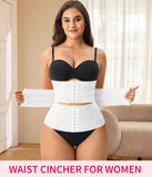 Gotoly Waist Trainer for Women Corset Shapewear Tummy Control Faja Body Shaper Postpartum Segmented Waist Cincher(White,Small)