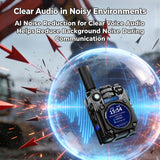 OMIZN M10 4G POC Walkie Talkie with SIM Card Included, Nationwide Push to Talk Radio with AES256 Encryption, AI Noise Reduction, SOS Alert for Business, Security & Warehouse Communication, 5 Pack