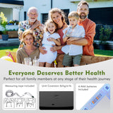 ZOETOUCH 560lbs Bathroom Scale for Body Weight Over 500 lbs, Accurate Digital Weighing Machine with Wide Platform 12.2" x 12.9", Large Backlit LCD Display,High Capacity for Heavy Duty Seniors