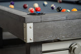 Nixon Billiards - Bryant Slate Billiard Pool Table (Grayson Grey (Metal Leg), 8 ft)
