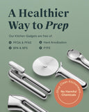 Caraway Pizza Cutter Wheel - Non Toxic Stainless Steel - Essential Kitchen Tool - Ergonomic Handle