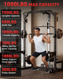 GarveeLife Smith Machine Home Gym with Barbell Bar, Cable System