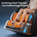 4D Massage Chair Full Body, Zero Gravity Recliner with AI Body Scan & SL Track, Air Compression, Heat Therapy, Foot Roller, Bluetooth Speaker, Quiet Motor, Space Saving Massage Chair for Home