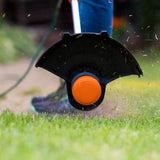 Scotts Outdoor Power Tools Corded Electric String Trimmer with Telescopic Pole and Retention Hook for Patio, Lawn, and Garden Use, Silver