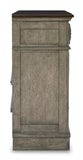 Signature Design by Ashley Lodenbay Casual Smooth-Gliding 7-Drawer Dresser and Mirror with Safety Stop, Light Gray & Dark Brown