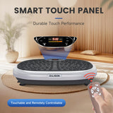 EILISON FitMaxx 3D XL Vibration Plate Exercise Machine - Whole Body Workout Vibration Platform w/Loop Bands - Lymphatic Drainage Machine for Weight Loss, Shaping, Recovery (Fitmaxx Silver)