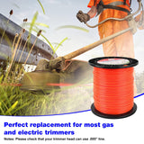 Yooank 095 Trimmer Line, Weed Wacker String .095-Inch-by-1427-Foot 5-Pound Commercial Grade Round Nylon String