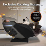 VUYSUYVY Upgraded 4D Massage Chair Full Body, Zero Gravity SL-Track Massage Chair Recliner with AI, Body Scan, Heating, Calf Kneading, Rocking Sleep Mode, Airbags, Foot Rollers, 18 Auto Modes