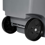 Rubbermaid Commercial Products Brute Rollout Trash/Garbage Can/Bin with Wheels, 32 GAL, Gray, for Restaurants/Hospitals/Offices/Back of House/Warehouses/Home Rubbermaid Commercial Products