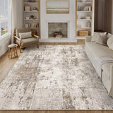WondRg 12x15 Brown Grey Abstract Area Rug