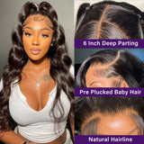 Aveiyce Reddish Brown 13x4 Deep Wave Lace Front Wigs Human Hair 26 Inch+13x6 Body Wave Lace Front Wigs 30 Inch
