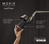 Kohler Moxie Showerhead and Waterproof Bluetooth Wireless Speaker, 1.75 gpm - Brushed Nickel