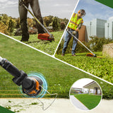 Bessport 20 Pack WA0010 Replacement Trimmer Line Spool Compatible with Worx, 0.065 inch Compatible with Worx String Trimmers (16 Line spools+4 Caps)