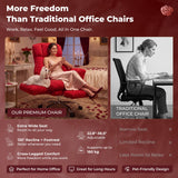 Big and Tall Office Chair, Flip Armrests for Work & Cross-Legged Pets