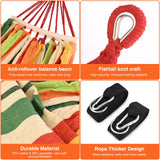 Bestrip Portable Hammock Single & Double Hammocks with Carrying Bag and 2 Tree Straps for Camping Travel Beach Outdoor 660lbs Capacity