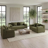 MONVANE 156" U-Shaped Modular Sectional Sofa, Green