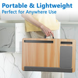 VUMBRX Lap Desk with Cushion, Fits Up to 17in Laptop Tray Wrist Rest Mouse