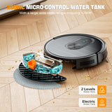 XIEBro Robot Vacuum and Mop Combo, 2 in 1 Vacuuming & Mopping Robot with Schedule, App/Bluetooth/Voice, 3200Pa Max Suction, Self-Charging Robot Vacuum Cleaner, Slim, Ideal for Hard Floor, Carpet