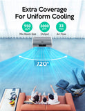 VAGKRI Swamp Cooler, 3100CFM Evaporative Air Cooler with 3 Modes & Wind Speeds, 120°Oscillation, 24H Timer, Portable Outdoor Air Conditioner with Auto Fill for Patio Garage Commercial Use, 12 Gallon