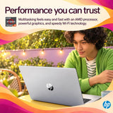 HP Essential 17 FHD Laptop, 16GB RAM, 512GB Storage, AMD Ryzen 5 Hexa-Core