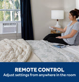 GE Window Air Conditioner 8,000 BTU for Rooms up to 350 sq ft., Wi-Fi Enabled, Energy-Efficient Cooling for Medium Rooms, Easy Install Kit, Control Using Remote or Smartphone App, White