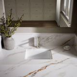 KOHLER Verticyl 17" Undermount Bathroom Vanity Sink With Overflow Drain, Undermount Bathroom Sink, White