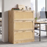 YIGOBUY Large 3 Drawer Lateral Filing Cabinet with Lock