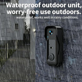 Wireless Smart Video Doorbell with Display Screen,Video Doorbell Camera