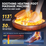 Foot Massager Machine with Heat,Shiatsu Foot Massager Home with Air Compression,Adjustable Electric Massager Machine for Feet Office,Wireless Control,DIY Gifts Draw Patterns for Man &Women,Black